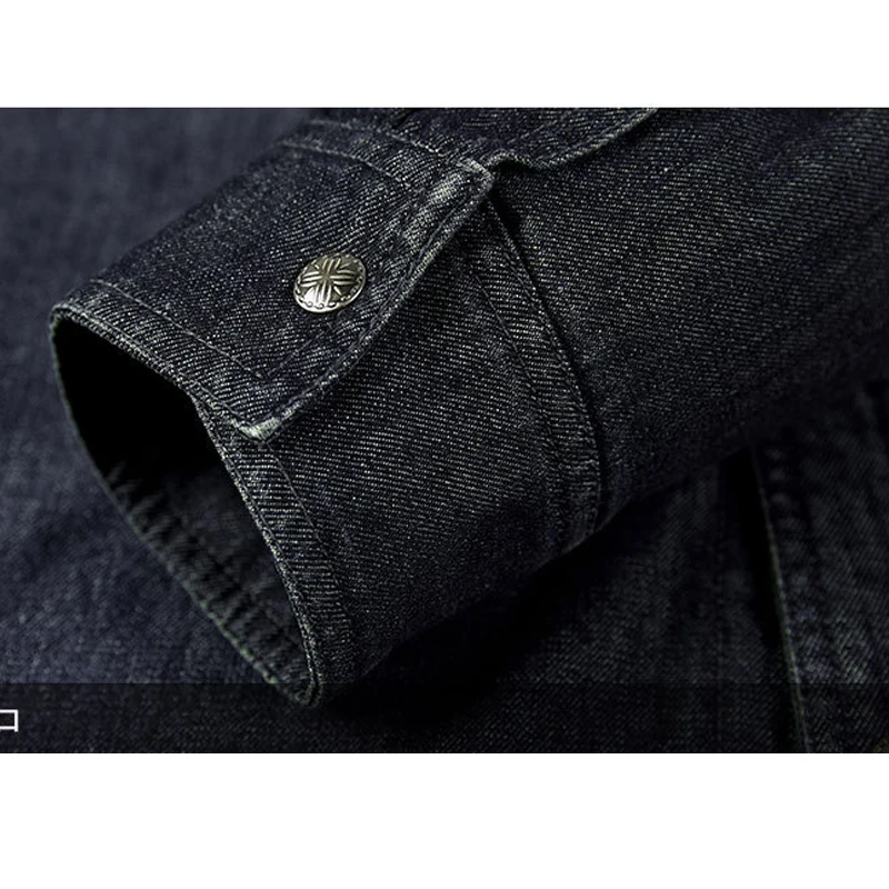 Anti-cut and stab-resistant Plus Size men denim shirt self-defense military tactics invisible Police SWAT FBI safety clothing