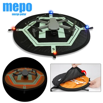 

Mavic Air 2 Drone 80cm Parking Apron Foldable Helipad for DJI Mavic Mini 2 Pro/Air Spark Phantom Fast-fold Luminous Landing Pad