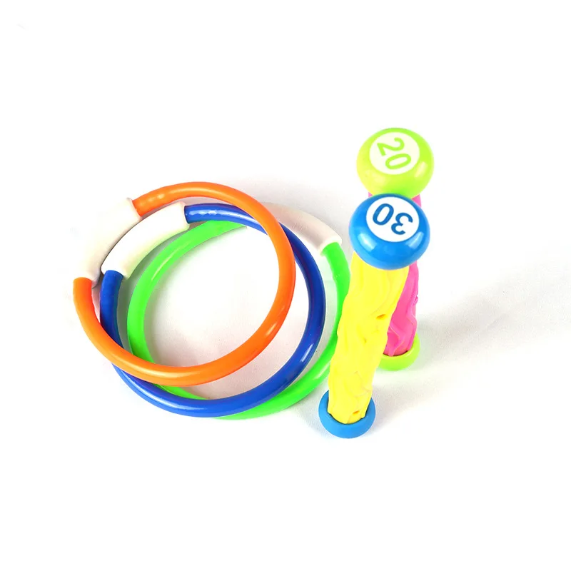 Новое Стильное цветное кольцо для дайвинга, удочка для дайвинга, Детская летняя игрушка для плавания с водой, игрушки для дайвинга