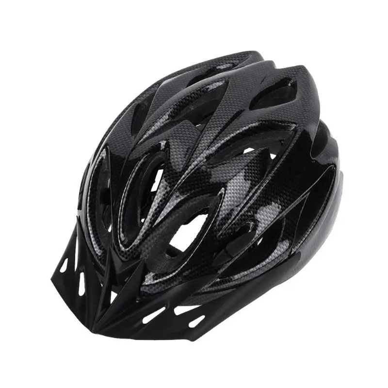 ROSWHEEL велосипедный шлем 18 отверстий EPS+ PC цельный литой MTB Горный Дорожный велосипедный безопасный шлем для женщин и мужчин - Цвет: Черный