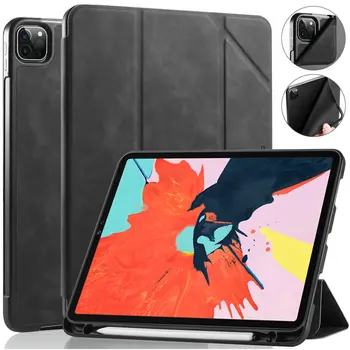 

Leather Case for iPad Pro 11'' 2018 iPad Air 4 2020 10.9'' inch Flip Stand Cover for iPad Pro 2020 11'' Soft Smart Cover