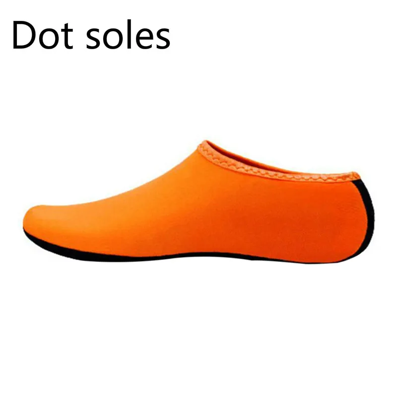 Dot Soles 4 Пляжные кроссовки; обувь для плавания; водонепроницаемая обувь для мужчин и женщин; быстросохнущие кроссовки; носки; тапочки; Складная Уличная обувь - Цвет: Dot Soles 4