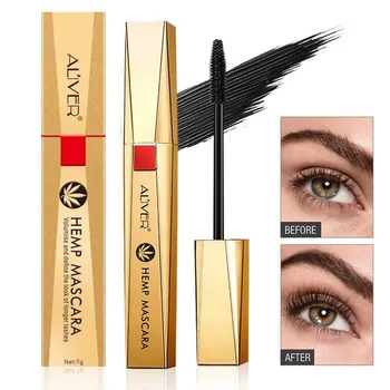 

Hemp Mascara Women Makeup Anti-shedding Small Gold Bars Waterproof Long Curled Eyelashes Cosmetic Hemp Mascara