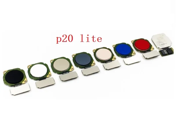 10pcs/lot Fingerprint Sensor Scanner Touch ID Home Button Return Key Flex Replacement For Huawei P20 lite Nova 3E P20lite | Мобильные