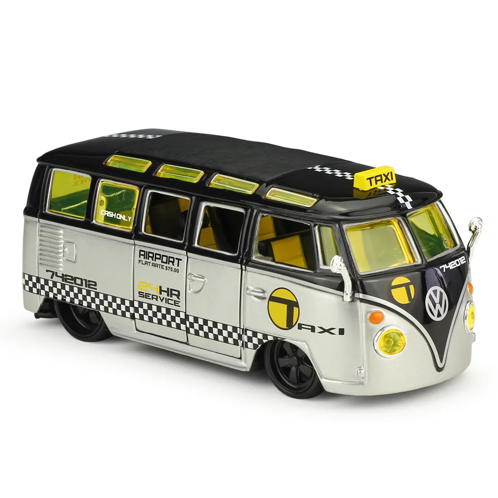 

1:25 Volkswagen VAN SAMBA Metal Luxury Vehicle Diecast Pull Back Cars Model Toy Collection Xmas Gift