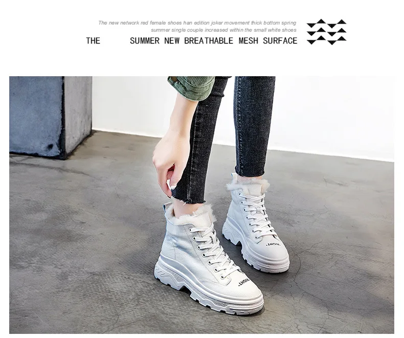 Women Boots Soft Genuine Leather Outdoor Shoes Motorcycle Street Outdoor Style Girls High Tube Boots Women Shoes Snow Boot