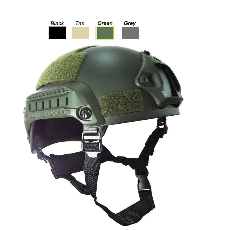 MICH2001 Green Открытый страйкбол стрельба защита головы шестерни Mich 2000 2001 2002 Тактический Быстрый Helme - Цвет: MICH2001 Green