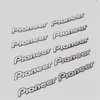 4pcs/lot pioneer Hi-Fi Speaker audio Speaker 3D Aluminum Badge Emblem stereo sticker 55x10mm ► Photo 2/4