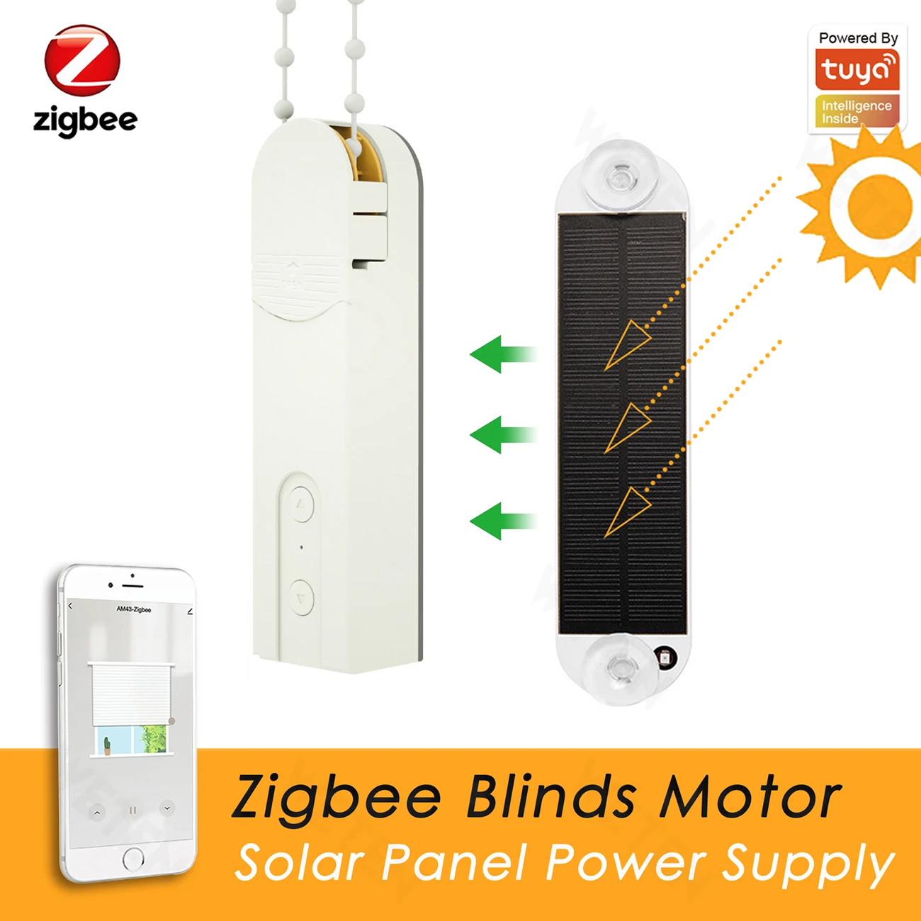 Tuya Smart ZigBee Solar Motor Automatic DIY Smart Motorized Chain