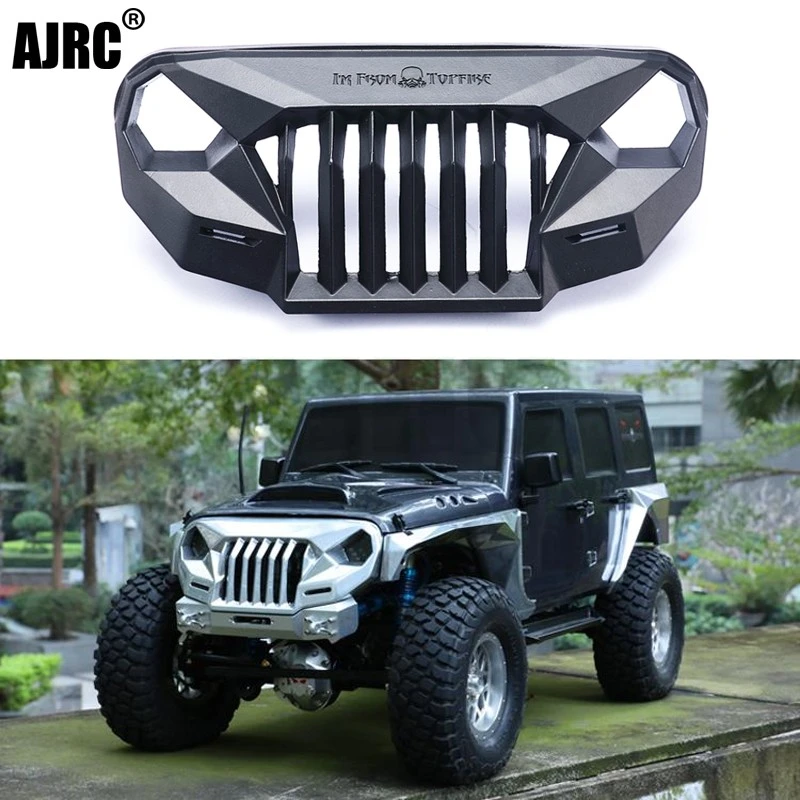 For 1/10 Axial SCX10 Jeep III GRILL Metal Front METAL GRILL