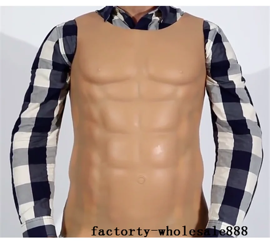 Hunk Chest Muscle for Boxing Training Man Silicone Fake Chest Pecloralis Cosplay Hunk Chest Muscle for Boxing Training Man Silicone Fake Chest Pecloralis Cosplay