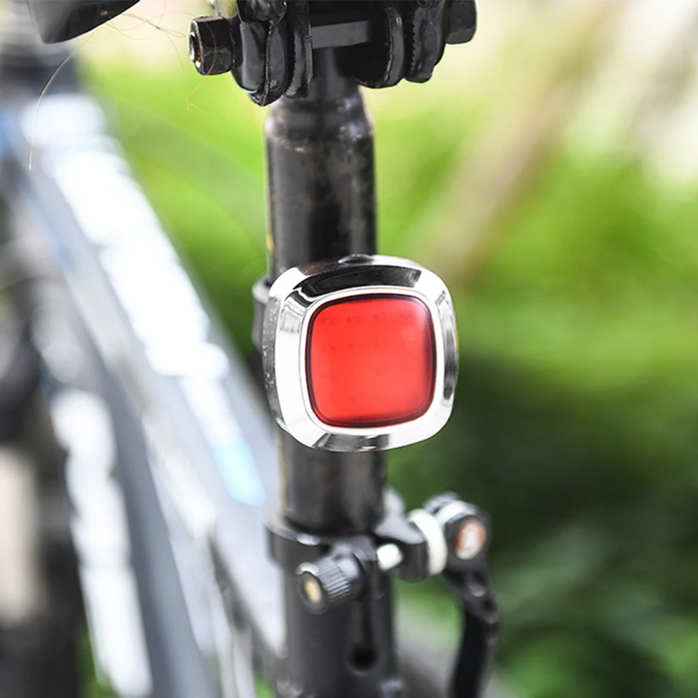 Водонепроницаемый USB Перезаряжаемый велосипедный задний светильник, велосипедный задний светильник для езды на велосипеде, задний светильник для горного велосипеда, красный светодиодный задний фонарь