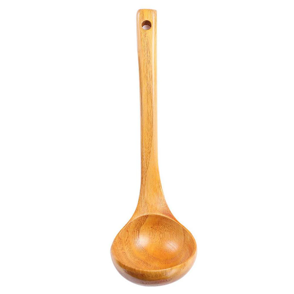 4pcs Non-stick Spatula Soup Spoon Set Kitchen Utensils Set Wood Shovel Cooking for Frying Steaming Brewing Cooking Tools Set