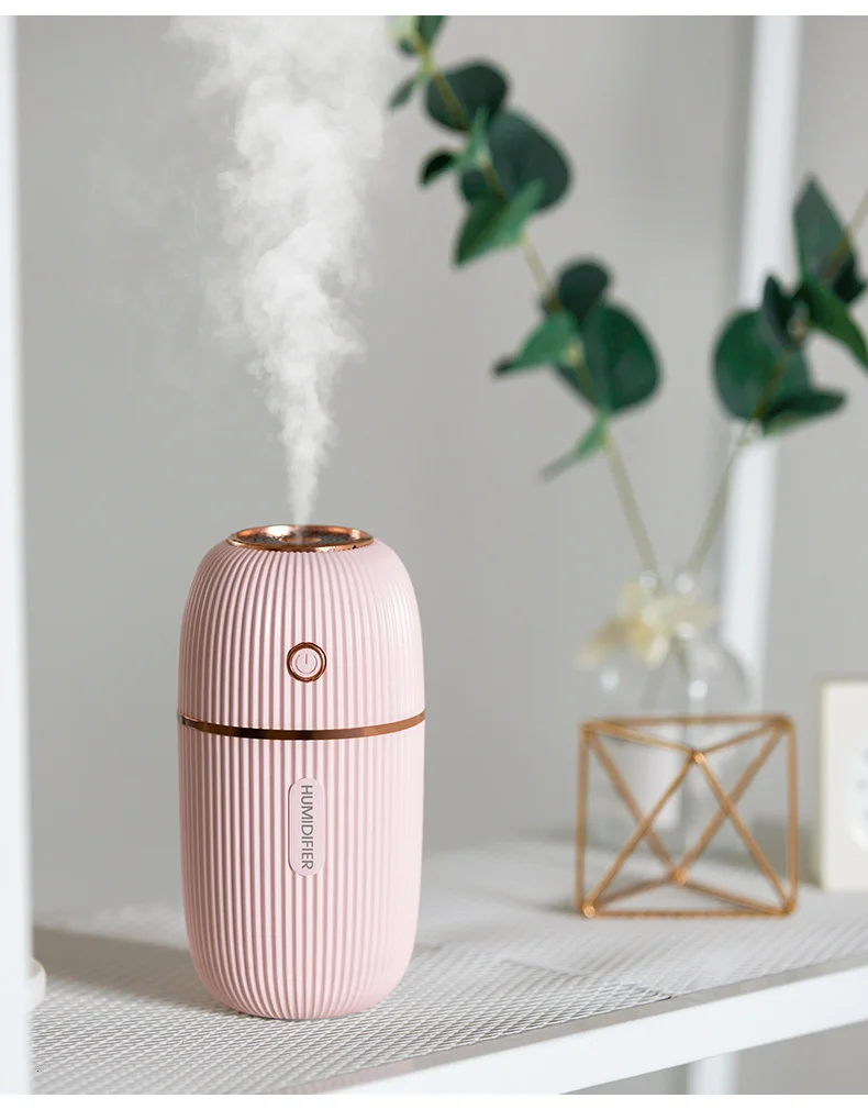 M Humidifier 300ML Ultrasonic USB Aroma Essential Oil Diffuser Romantic Color Night Lamp Mist Maker Humidificador Portable
