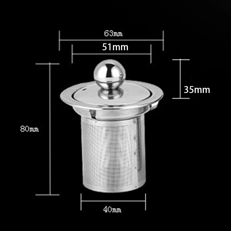 

Tea Infuser Tea Strainer Teapot Spice Filter Kitchen Accessories Mesh Stainless