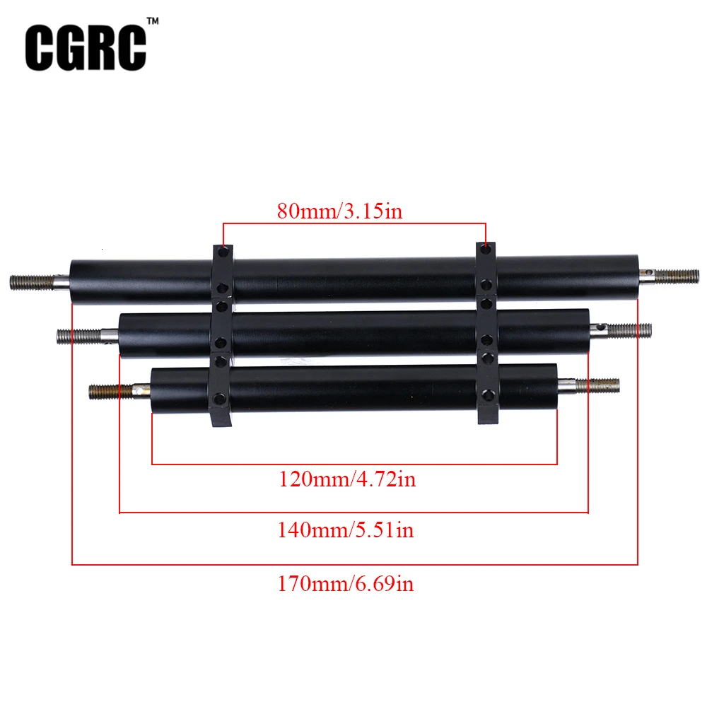 Ceny Metalowa oś bez napędu 120mm 140mm 170mm dla 1 14 Tamiya Trailer 1 10 RC Car DIY modyfikacja aktualizacji