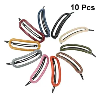 

10Pcs Simple Hair Clip Bobby Pin Fashion Barrettes Hairpins Hair Accessories Ornament for Women Girls Decor Assorted Color