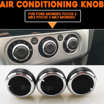 

For FORD FOCUS 2 MK2 Focus 3 MK3 2005-2017 Mondeo C-MAX Car AC Knob Air Conditioning control Switch Car Accessories