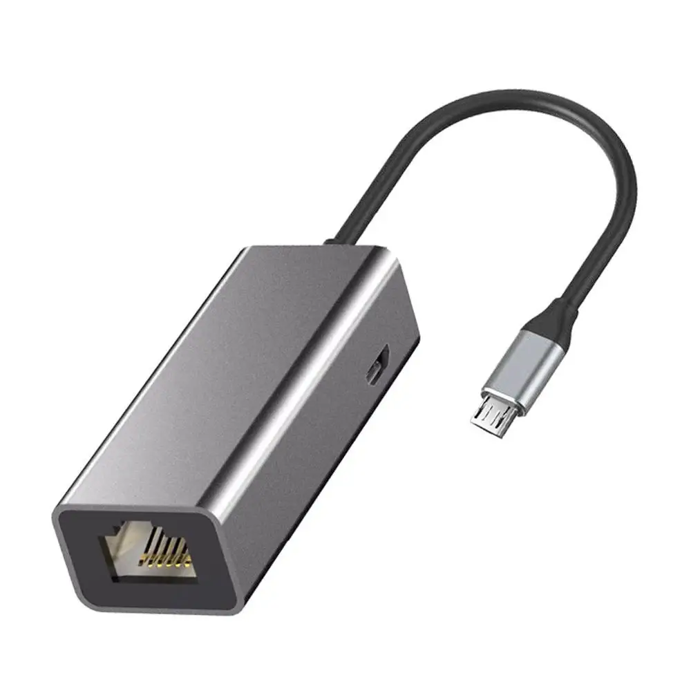 Сетевой адаптер Micro USB Ethernet для RJ45 Windows 7/8/10 Android Tablet LAN|Сетевые карты| |