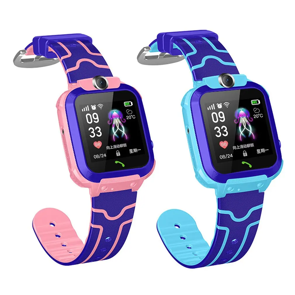 Inteligente para Crianças Relógio de Bebê Telefone para Meninas do Menino Q12 à Prova Dwaterproof Água Relógio Rastreador Criança Chamada Sos Anti Perdido Crianças Relógios 4g Lbs 3 Relógios inteligentes