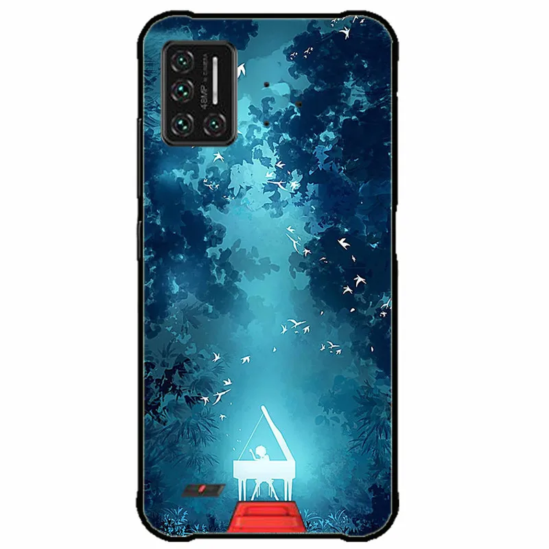 waterproof pouch for swimming For Umidigi Bison Case X10 Pro GT Silicone Soft Wolf Phone Cover For Umidigi Bison X10 Pro Case X10 TPU Fundas Paras Capa cute waterproof phone pouch