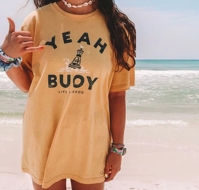 Yeah Buoy Fish Boating T-shirt Cotton Men T shirt New TEE TSHIRT Womens  unisex Fashion - AliExpress