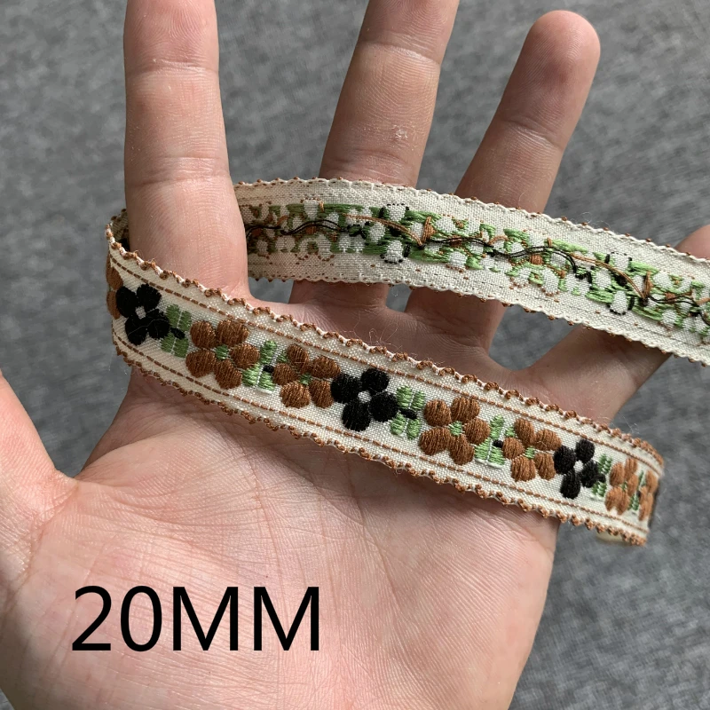 3YARD 5/8 INCH 12-20mm Flowers Strawberry Handmade Jacquard Ribbon Lace ribbon decoration ribbon supplies sewing ribbon