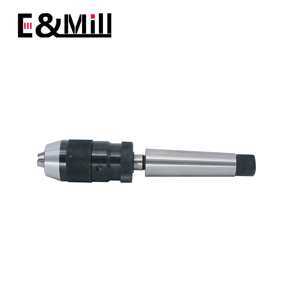 1 set Automatic B10 B12 B16 B18 B22 drill chuck Keyless drilling chuck Self Tighten Locking clamp range 0.5-6mm 1-10mm 1-13 1-16 drill chuck