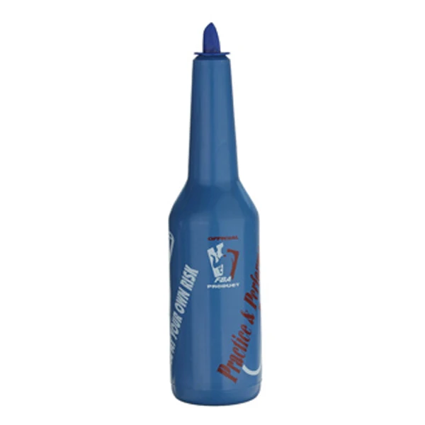 Синий Coloured Flair Bartender Bartending Practice Bar Pub Bottle Wine Cocktail Shaker - Цвет: Синий