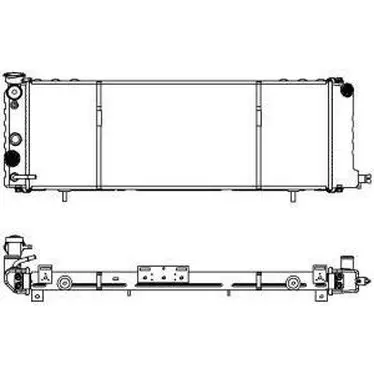 Радиатор JEEP CHEROKEE(84-) 2.5 i SAKURA 32311006
