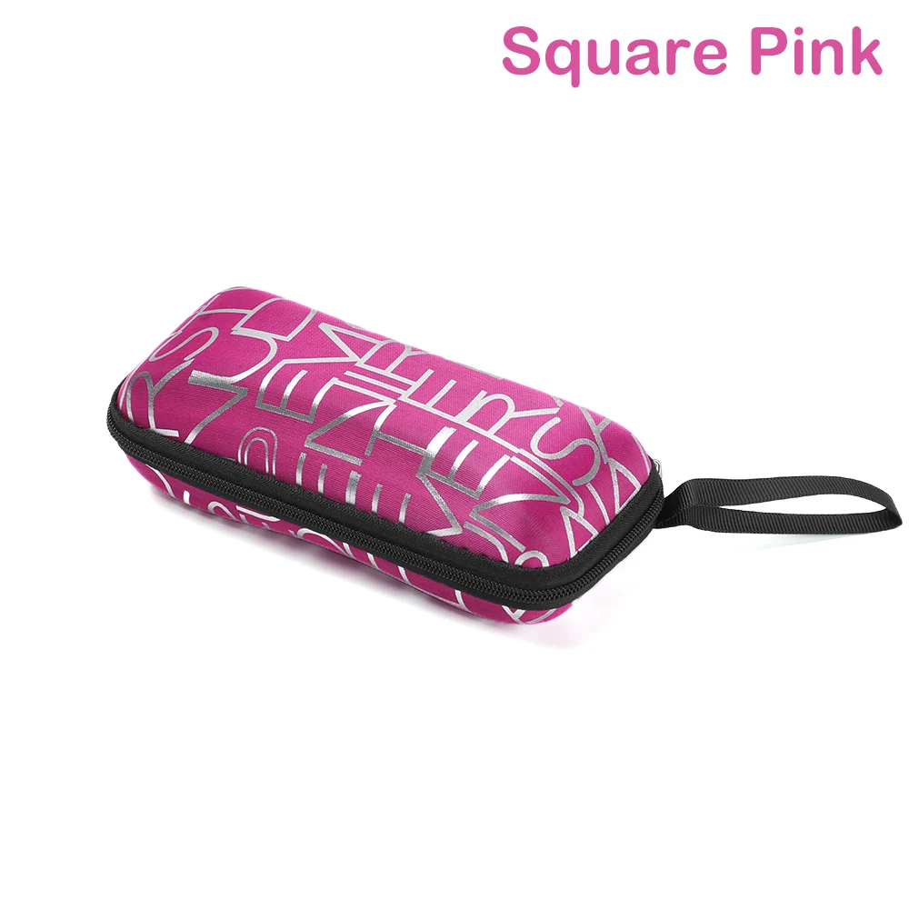pink Новинка 1 шт. EVA Чехол для очков s Чехол для солнцезащитных очков для женщин коробка для очков с ремешком на молнии Жесткий Чехол для очков s защитная коробка - Цвет: pink