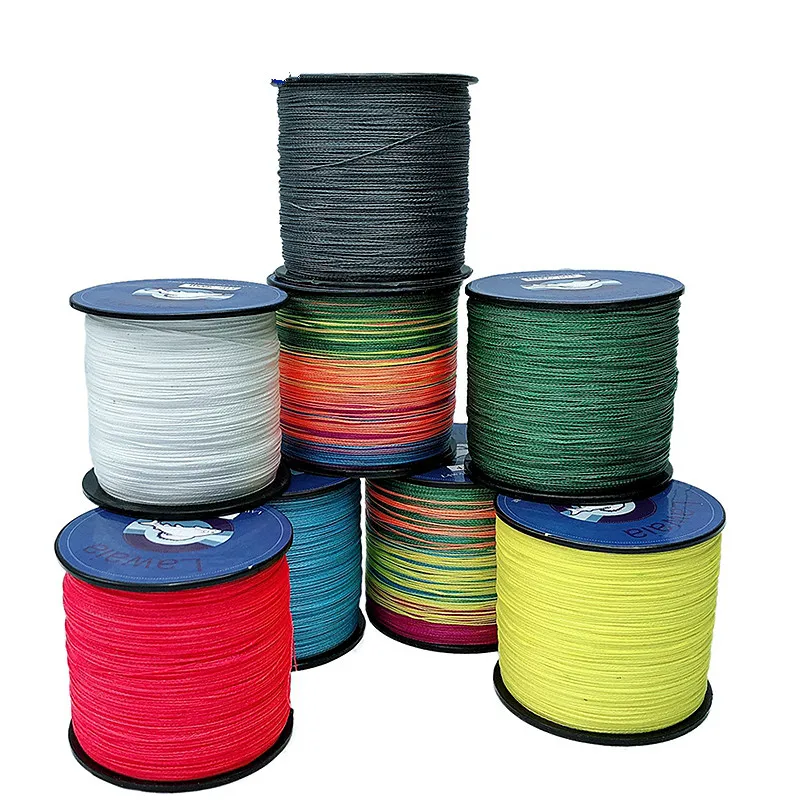 

New Fishing Line 300M Long Super Strong 4 Strands Braided Multifilament Fishing Line From Dutch Craft Fishing Gears Crap Tool