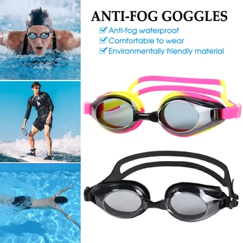 

Swimming Goggles Myopia Men And Women Silicone Case Anti-Fog Professional Waterproof Arena Pool Swimming Goggles Optical Glasses