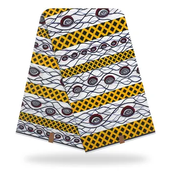 

Wax Veritable New Arrival 2019 Ankara hot Polyester Wax High Quality veritable print wax African Fabric for Party Dresses