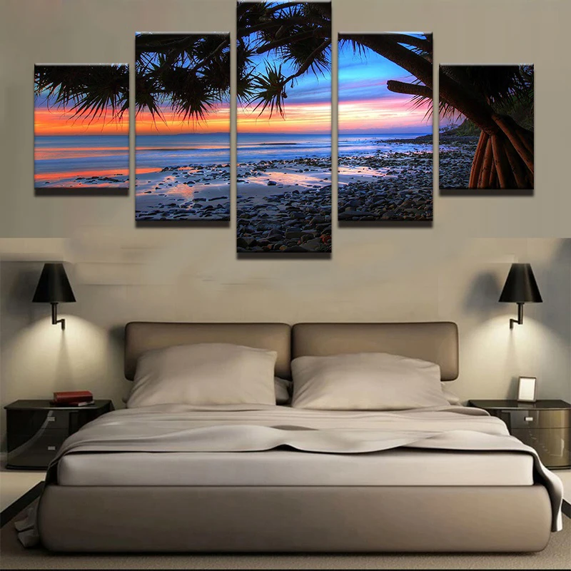 

5 Planes Sea Room Decor Canvas Art Painting Picture Photo Living Room Office Canvas Painting for Women and Men