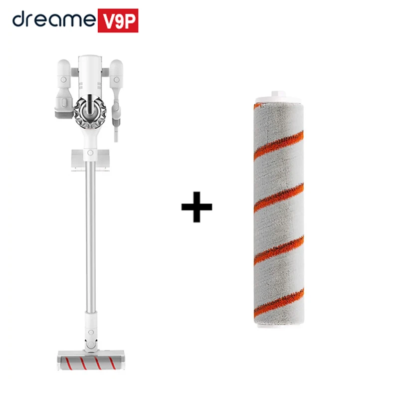 Xiao mi беспроводной циклонный фильтр Dreame V9 Ручной беспроводной mi ковер развертки пылесборник домашний пылесос портативный - Цвет: V9P add Roller brush