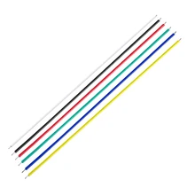Uxcell 100 шт. 120 шт. оберточная проволока Оловянная медная проволока 22AWG 24AWG 100 мм 150 мм 200 мм длина черный красный 6 цветов