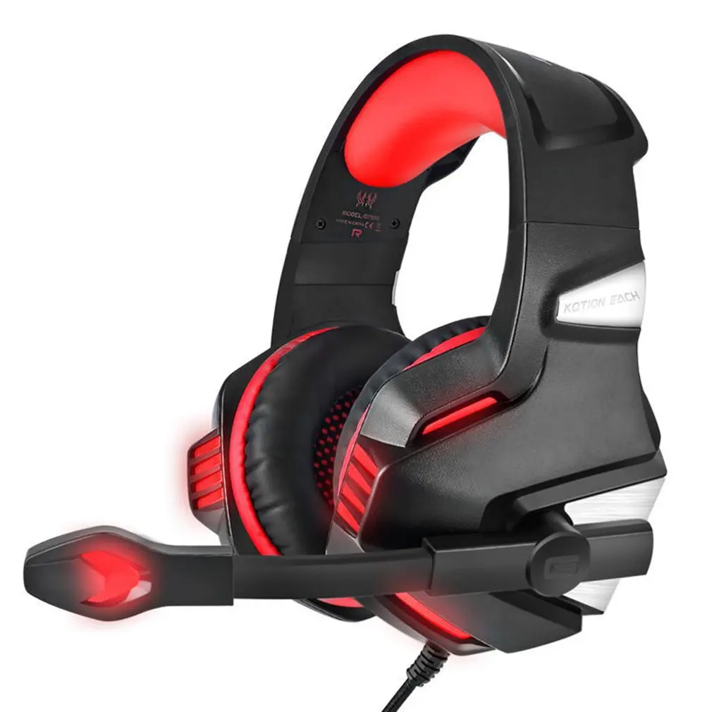 Skin-Friendly Vibration G7500 PC Gaming Wired Headset For Computer Games with Microphone For PC Desk Double insert