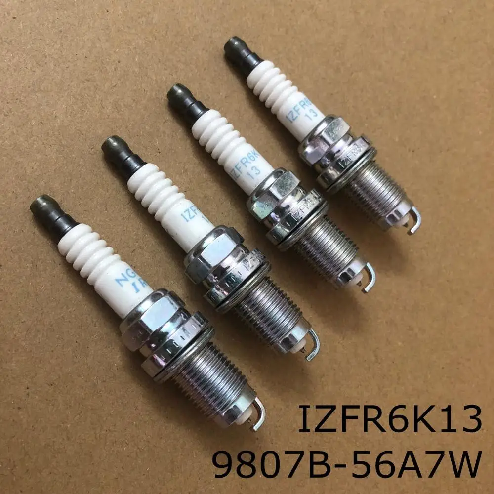 4-6 шт. 9807B-56A7W IZFR6K13 6774 иридиевая Свеча зажигания подходит для Honda CITY CIVIC IX VIII 1 4 ACCORD