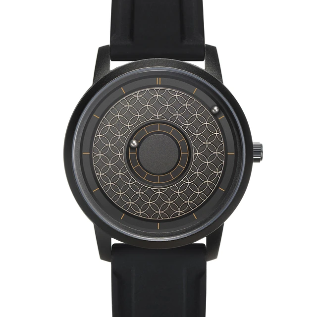 EUTOUR-reloj magnético de silicona para hombre, cronógrafo de lujo, a la  moda, de cuarzo, bola magnética azul, resistente al agua, envío directo -  AliExpress