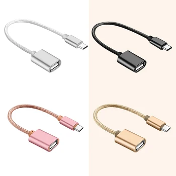 

1pc Type-c Otg Data Cable USB 3.1 Type-c Otg Adapter For iphone For air Tablet Line Charging Cables Data Converter