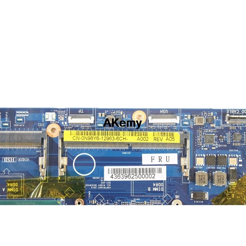 Для Dell E5570 3510 0D152 00D152 CN-00D152 ADP80 LA-C841P w i7-6820HQ Процессор w 216-0866020 GPU Материнская плата ноутбука испытания