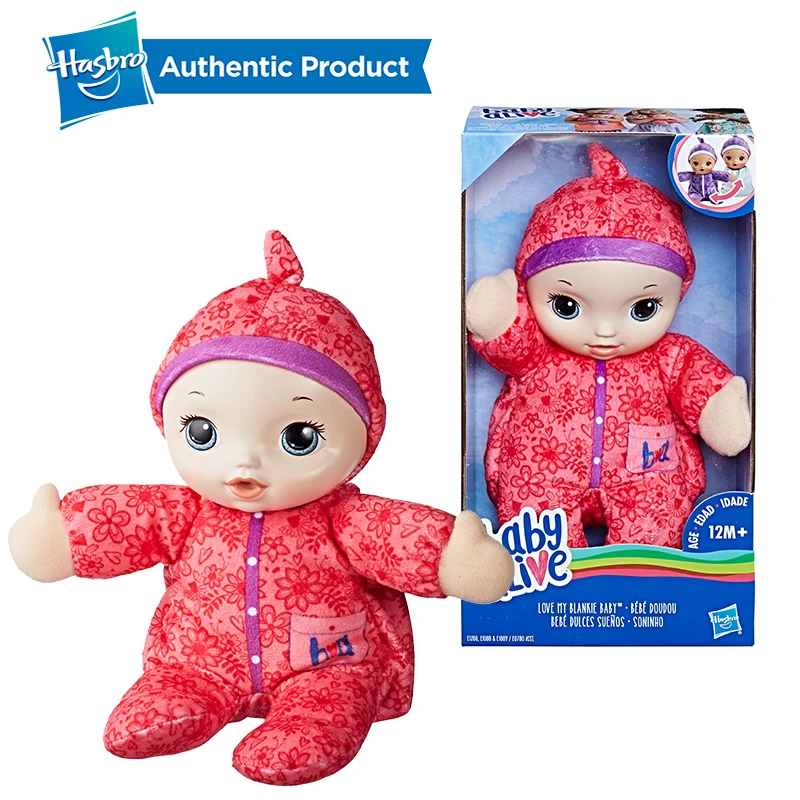 Hasbro Baby Alive Love My Blankie Baby Reborn реалистичный ребенок превращает пижамы в уютное одеяло кукла мягкий плюшевый корпус для детей перед сном