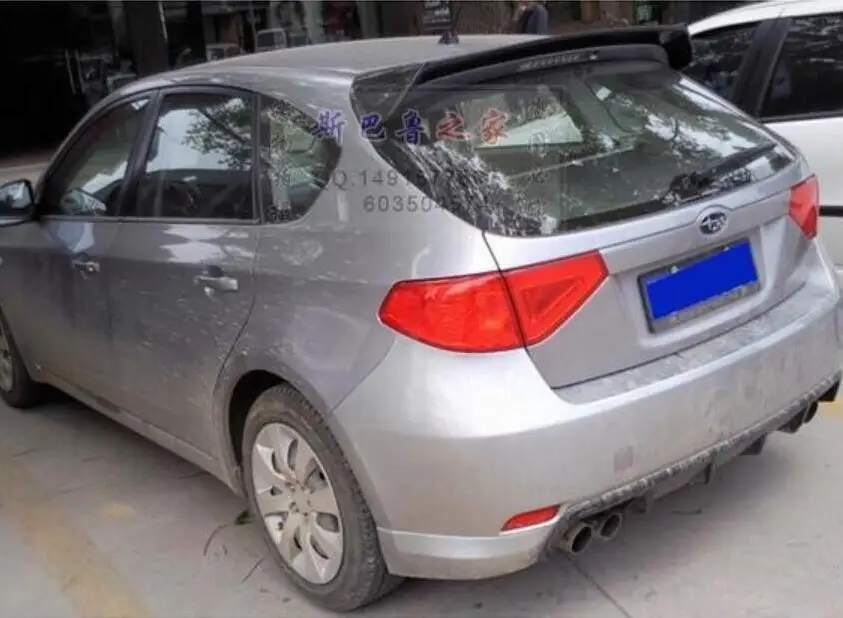 Высокое качество ABS краска автомобиля задний багажник спойлер крыло подходит для Subaru Impreza/WRX хэтчбек 10th TSI 2008 2009 2010 2011