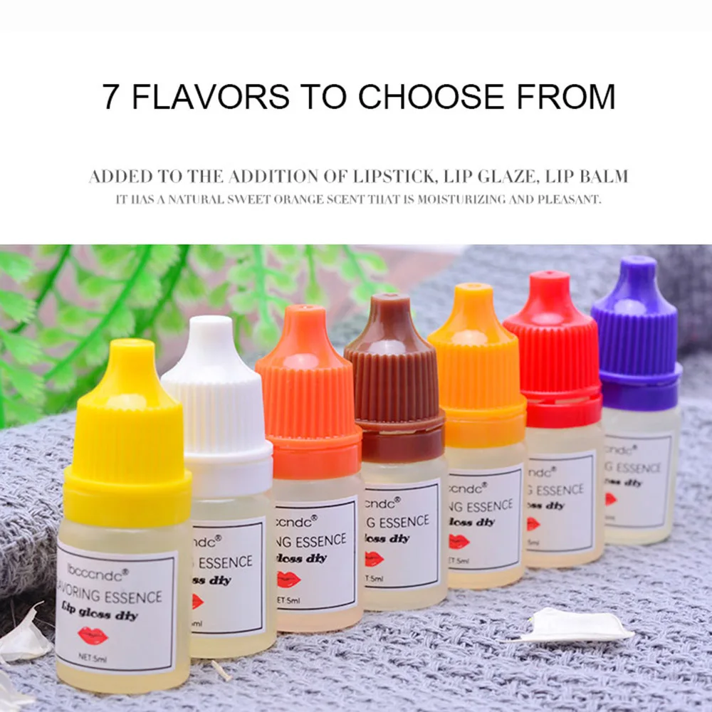 1PC/5ml Natural Fruit Flavor Essence for Handmade Cosmetic Lip Gloss Lipgloss DIY Food Grade Safe Fragrance Flavoring Essential | Красота и