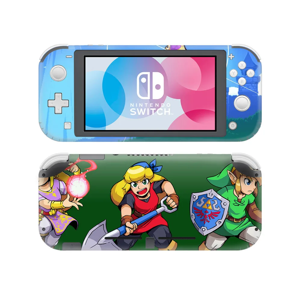 The Legend of Zeldas Link's Awakening Skin виниловые наклейки для Nintendo Switch Lite консоль контроллер переключатель мини-наклейки