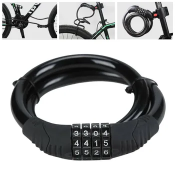 

Bike Password Lock Anti-Theft Combination Number Code Bicycle Lock Steel Cable Chain Security Safety Lock Bike Cycle Accessories