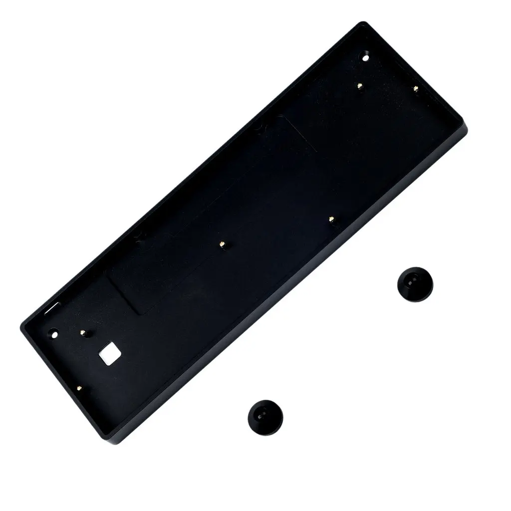 minila anodização cnc alu caso para teclado mecânico compatível poker