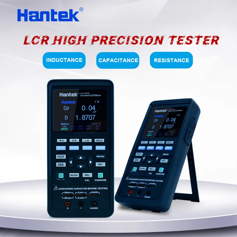 Hantek 1832C/1833C digital handheld LCR meter Digital Bridge High Precision Measurement Resistance Inductance Capacitance | Инструменты