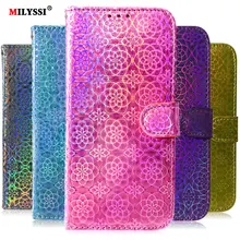 Laser Fluorescent Flip Case For Xiaomi CC9 E MI Note 10 Pro Redmi K20 Pro 6 7 7A Pro Redmi Note 7 6 8 Pro 8T Leather Phone Case